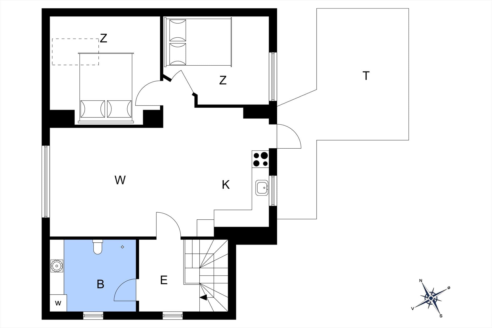Interior 28-4 Holiday-home 890, Bredgade 3, DK - 6960 Hvide Sande