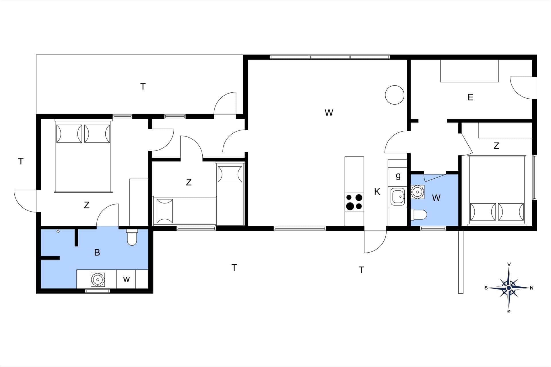 Interieur 24-174 Vakantiehuis M253, Snebollevej 5, DK - 4873 Væggerløse