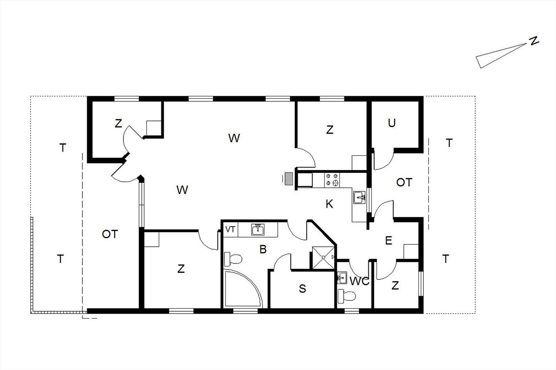 Interieur 22-125 Vakantiehuis 950, Stendyssevej 12, DK - 6854 Henne