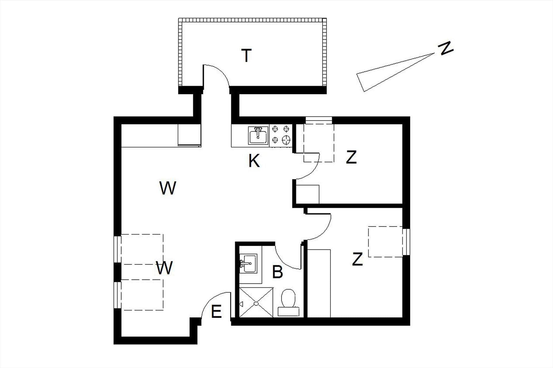 Interieur 34-125 Vakantiehuis 1022, Hjelmevej 15, DK - 6854 Henne