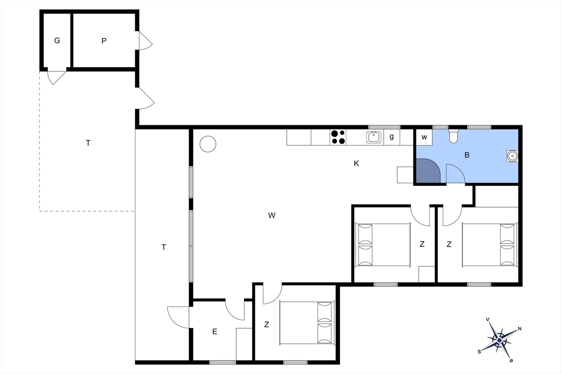 Interieur 19-13 Vakantiehuis 305, Fiskervej 35, DK - 7700 Thisted