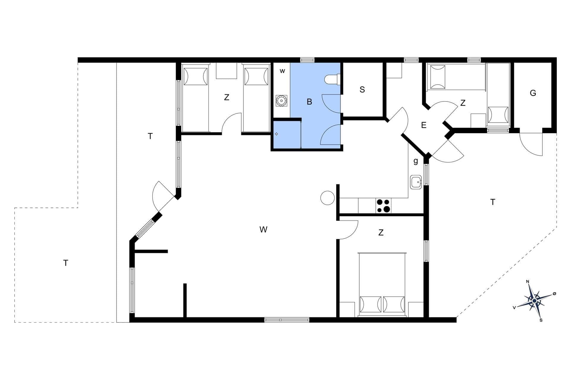 Interior 20-22 Holiday-home C11029, Horsfold 166, DK - 6893 Hemmet