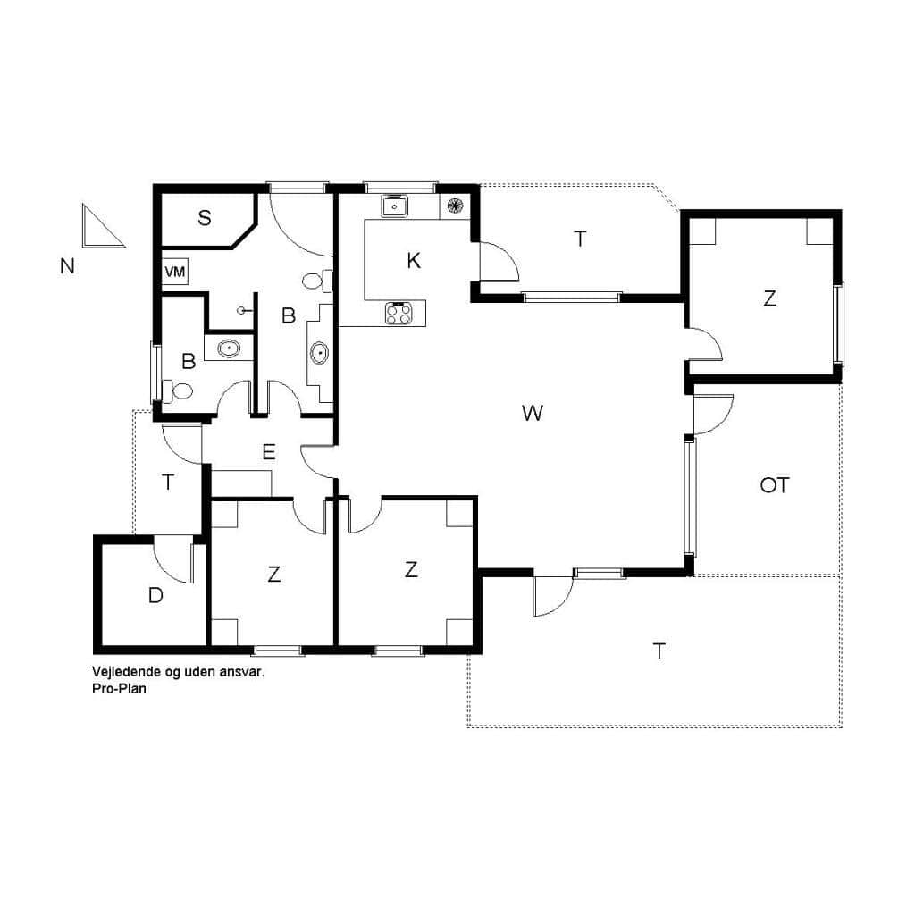 Interieur 44-125 Vakantiehuis 1239, Storkenæbvej 4, DK - 6854 Henne