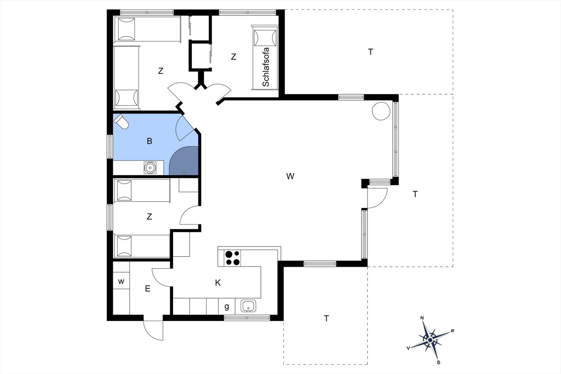 Innenausstattung 19-13 Ferienhaus 876, Klemsvej 27, DK - 7700 Thisted