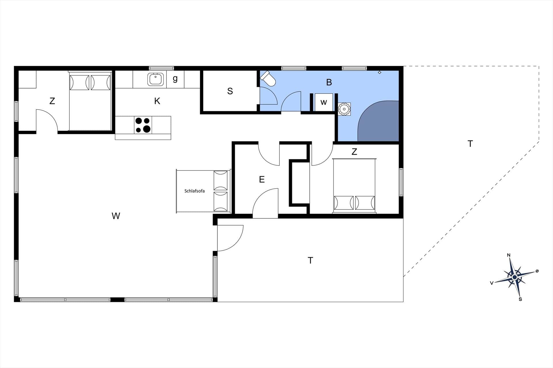 Interieur 19-13 Vakantiehuis 107, Mølgaardsvej 77, DK - 7700 Thisted