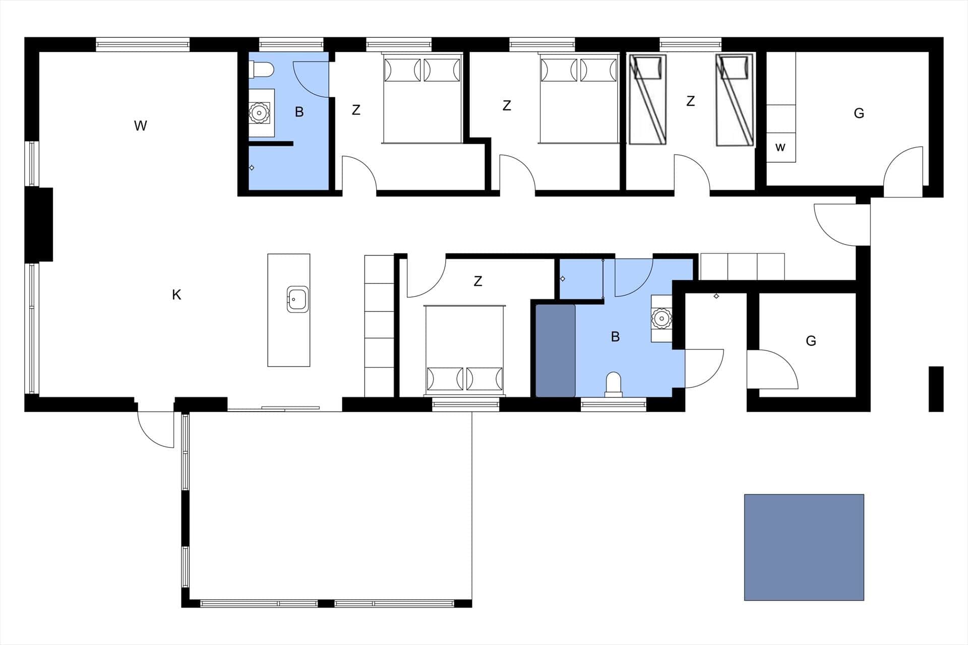 Interieur 27-20 Vakantiehuis 299, Neerlandiavej 108, DK - 7673 Harboøre