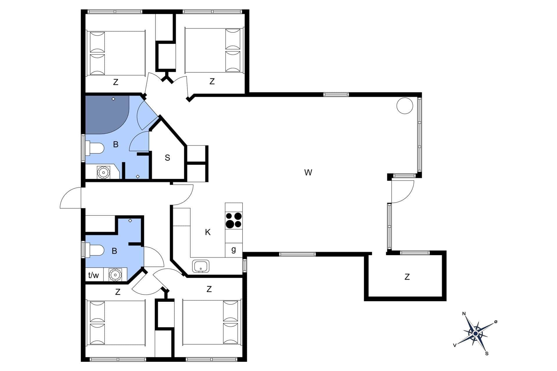 Interior 2-22 Holiday-home C11199, Blomstervænget 44, DK - 6893 Hemmet