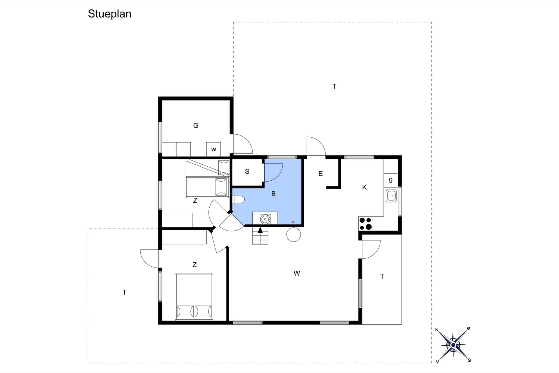 Interieur 23-20 Vakantiehuis 527, Lyngsletten 38, DK - 7620 Lemvig