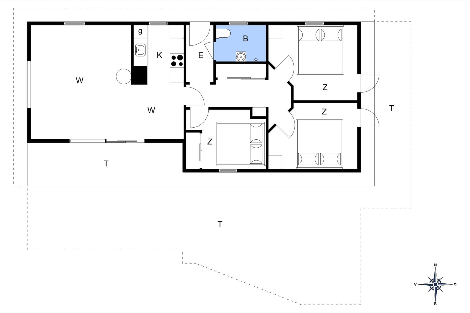 Interieur 28-176 Vakantiehuis BL1585, Bregnehøjvej 1, DK - 9492 Blokhus