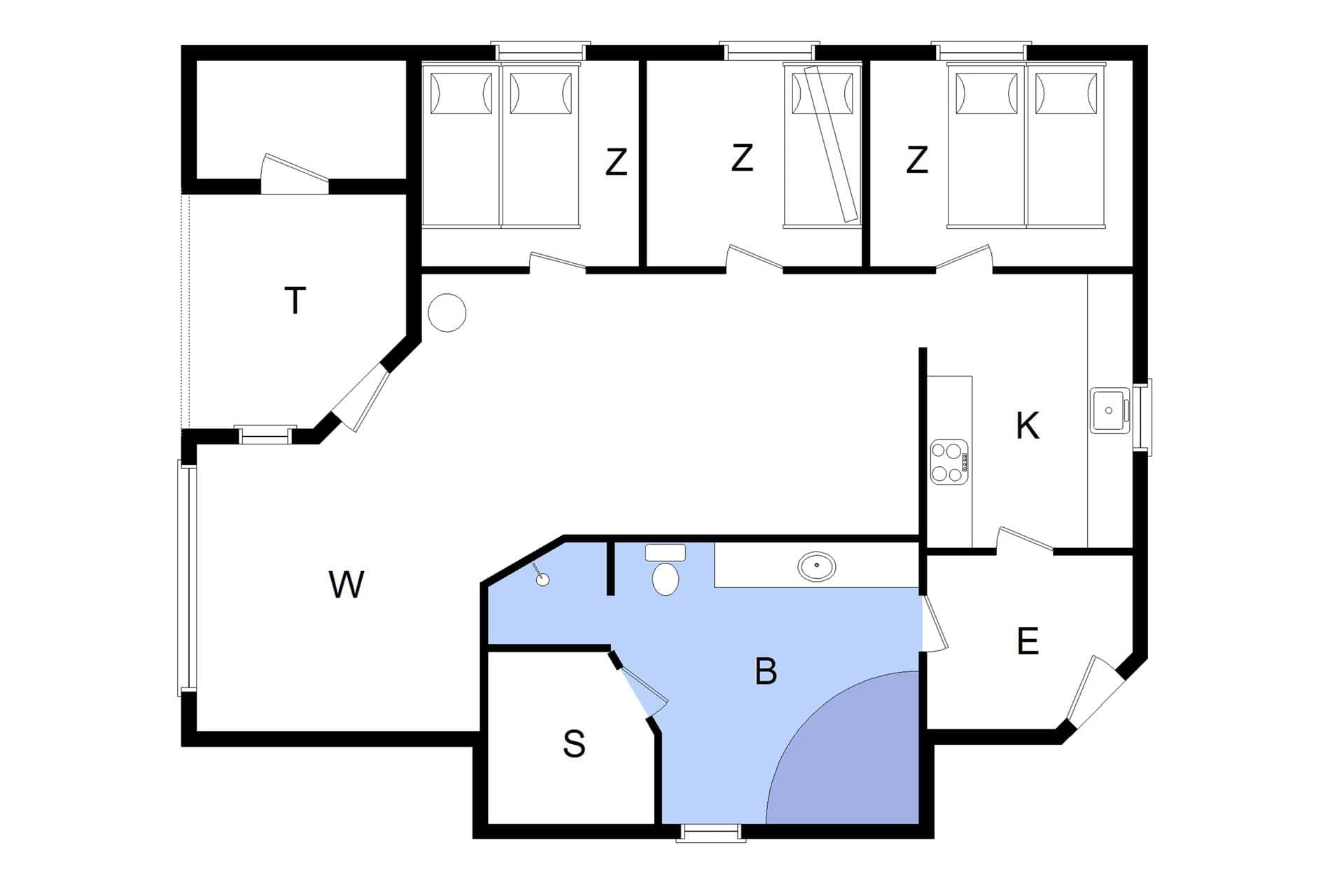 Interior 17-22 Holiday-home C11165, Bork Hytteby 175, DK - 6893 Hemmet