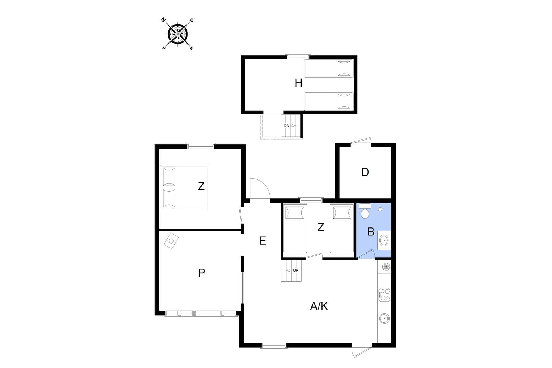 Interior 2-22 Holiday-home C11140, Bork Hytteby 76, DK - 6893 Hemmet