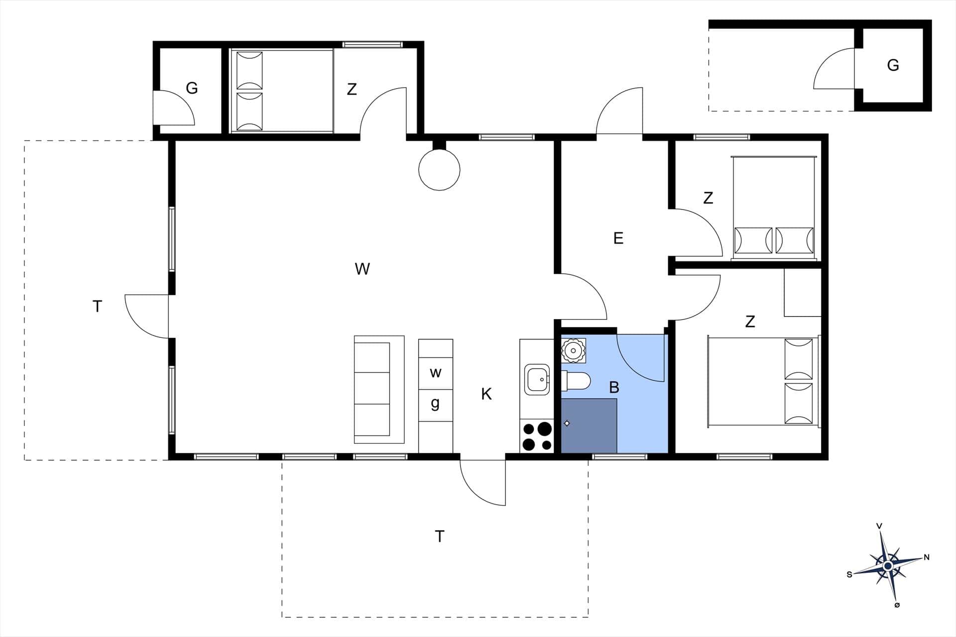 Interieur 36-4 Vakantiehuis 3396, Anker Eskildsens vej 96, DK - 6960 Hvide Sande