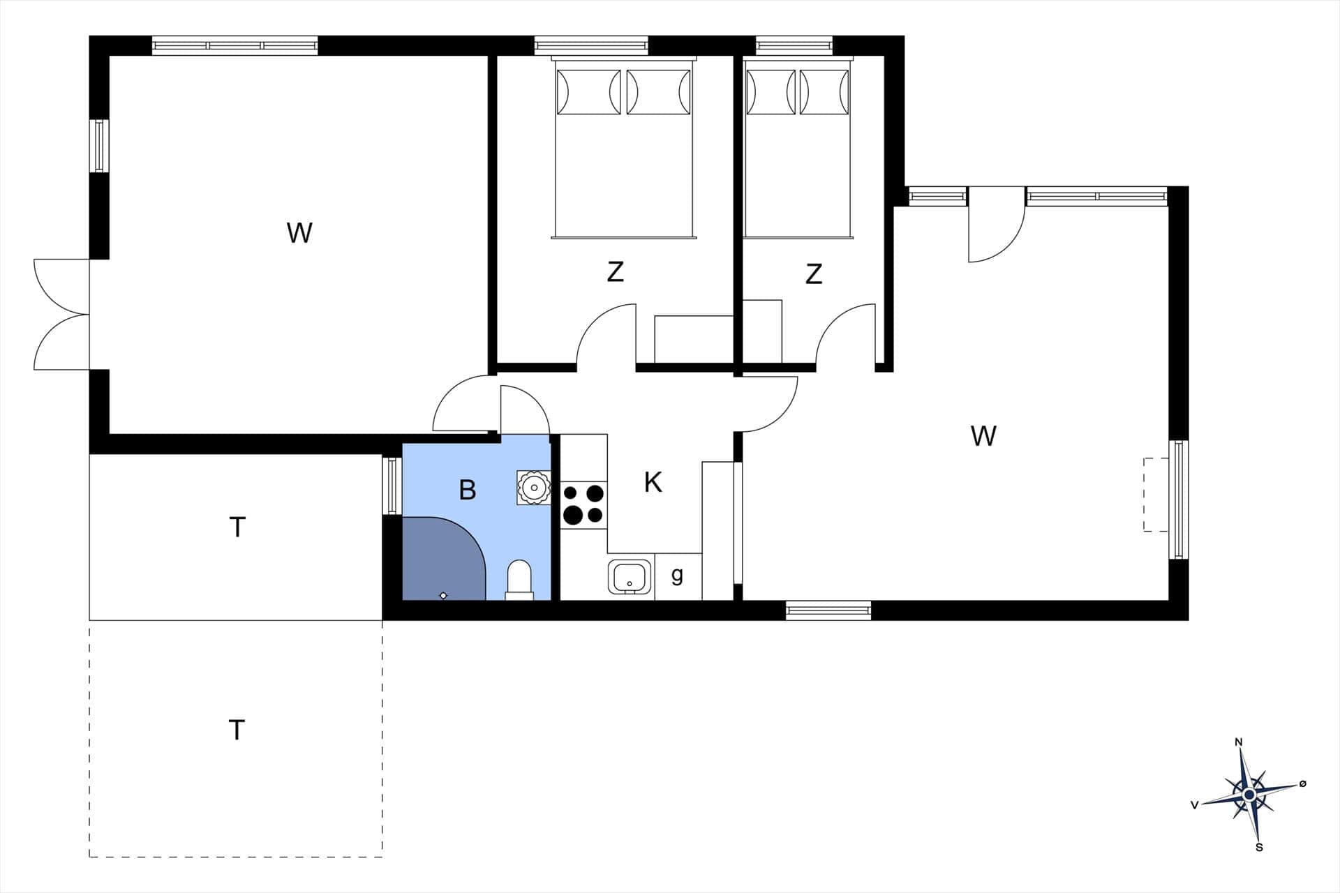 Interieur 22-10 Vakantiehuis 6807, Holmegårdsvej 13, DK - 3700 Rønne