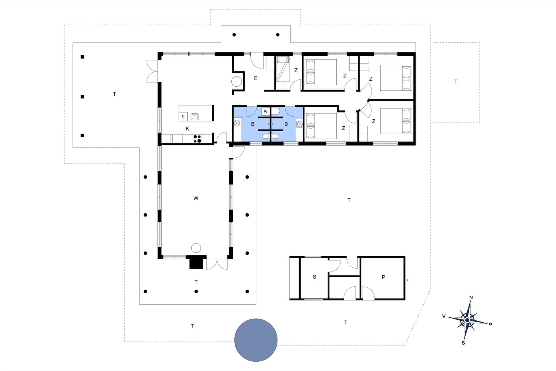 Innredning 31-177 Feirehus LK1960, Lottesvej 6, DK - 9480 Løkken