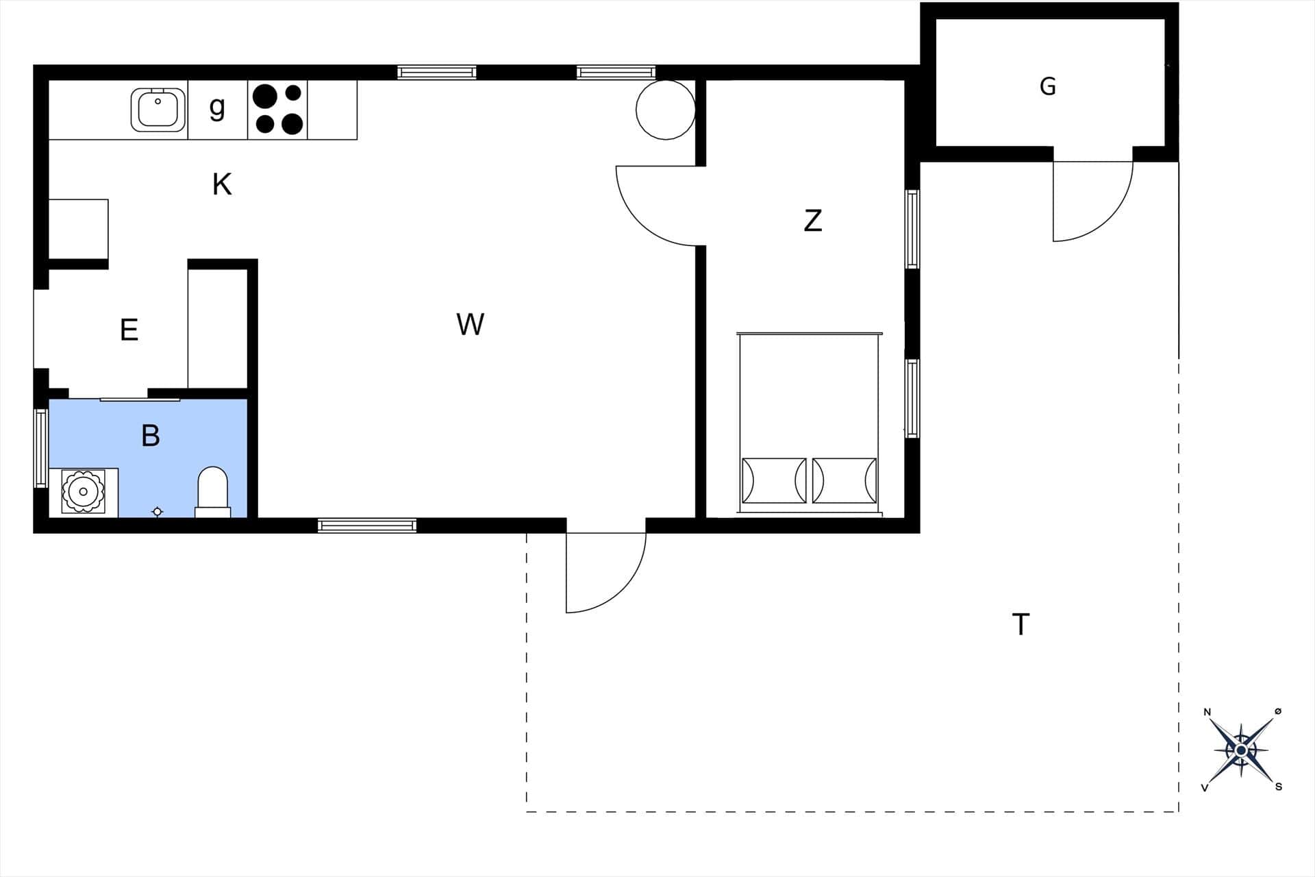 Indretning 17-13 Sommerhus 168, Sandtornvej 8, DK - 7700 Thisted