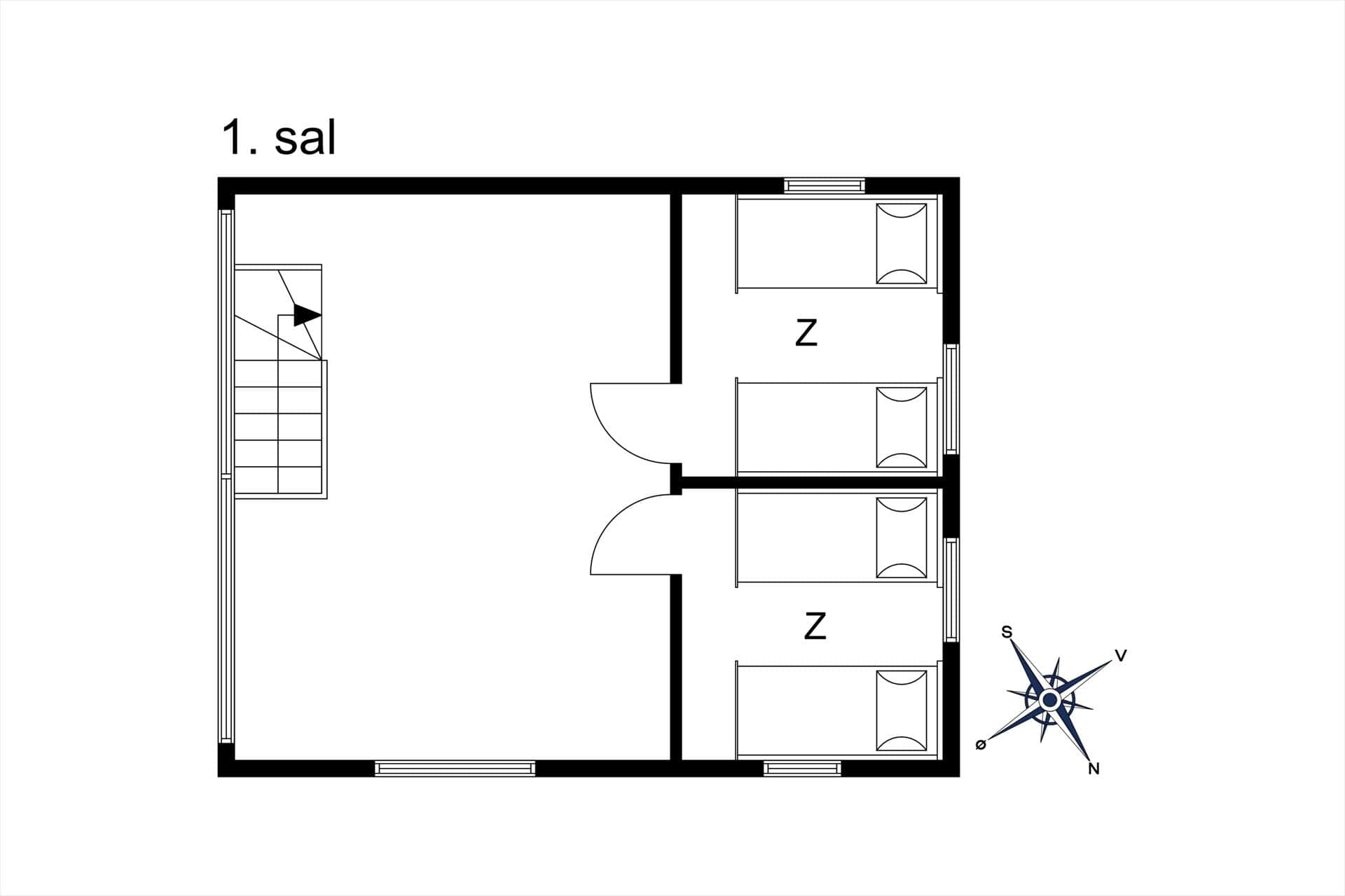 Innredning 23-10 Feirehus 5570, Årsdale Kirkevej 1, DK - 3740 Svaneke