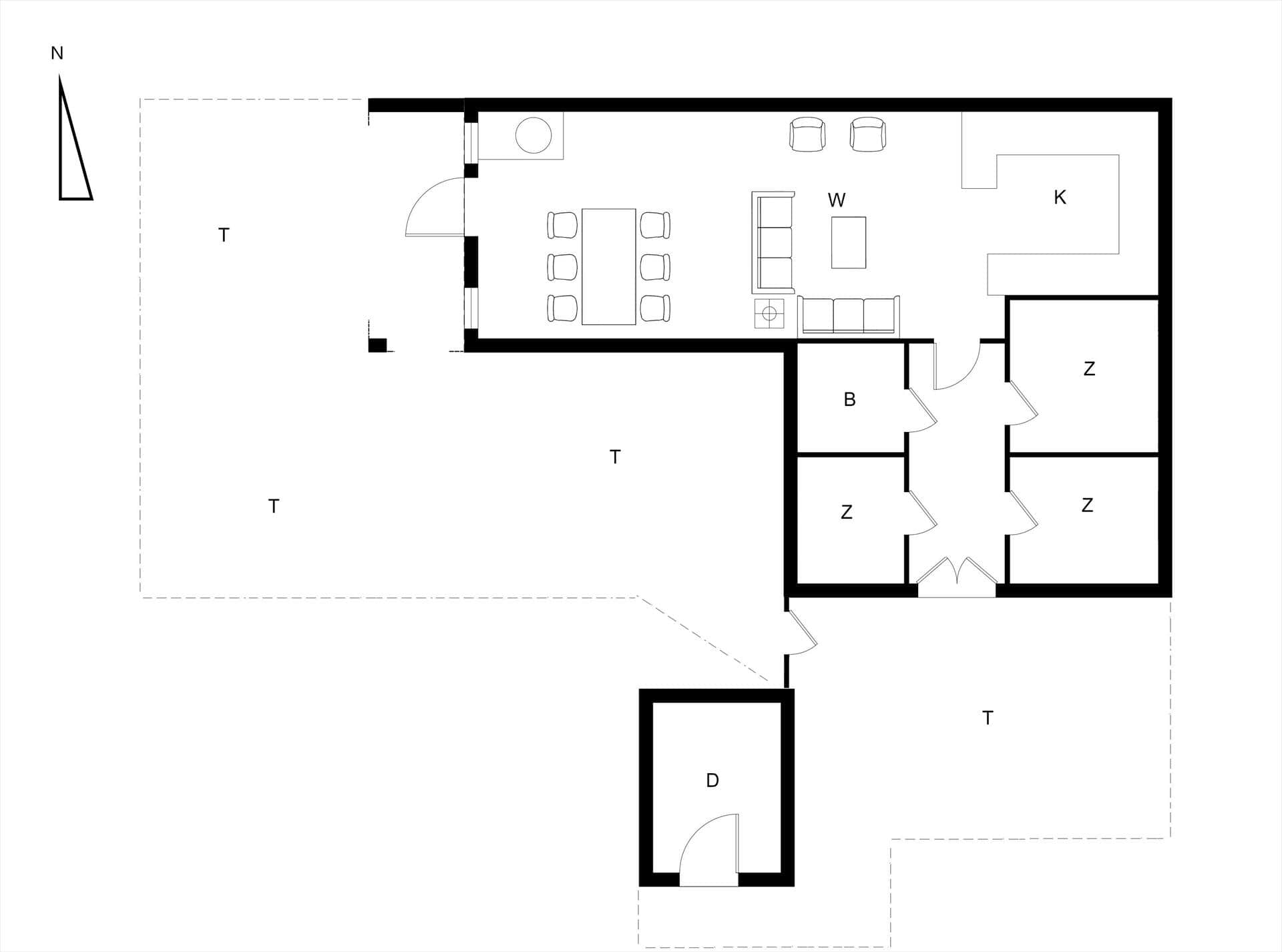 Interieur 2-125 Vakantiehuis 1440, Fuutvej 32, DK - 6854 Henne