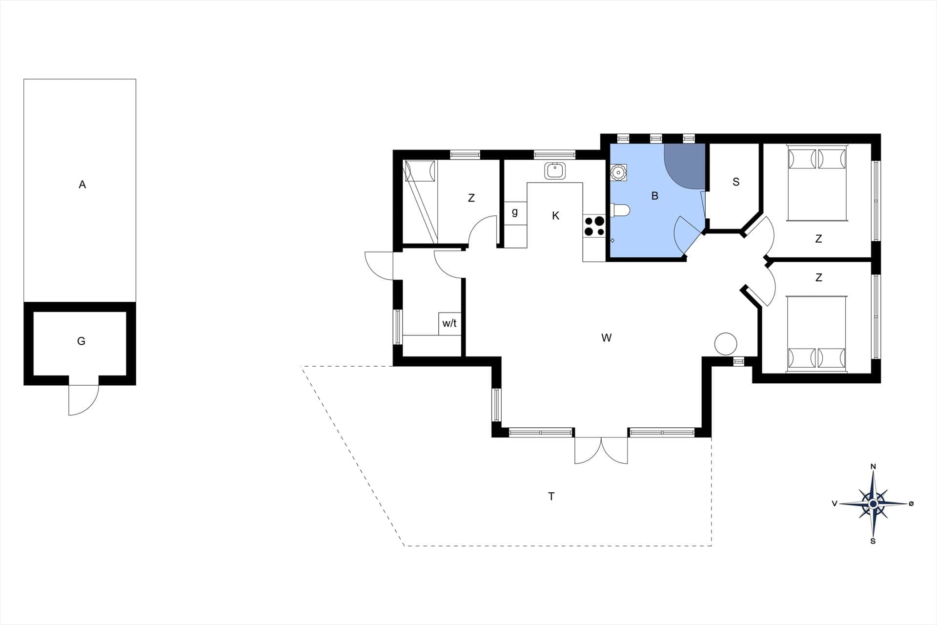 Innredning 19-178 Feirehus LN1912, Rypevej 11, DK - 9880 Lønstrup