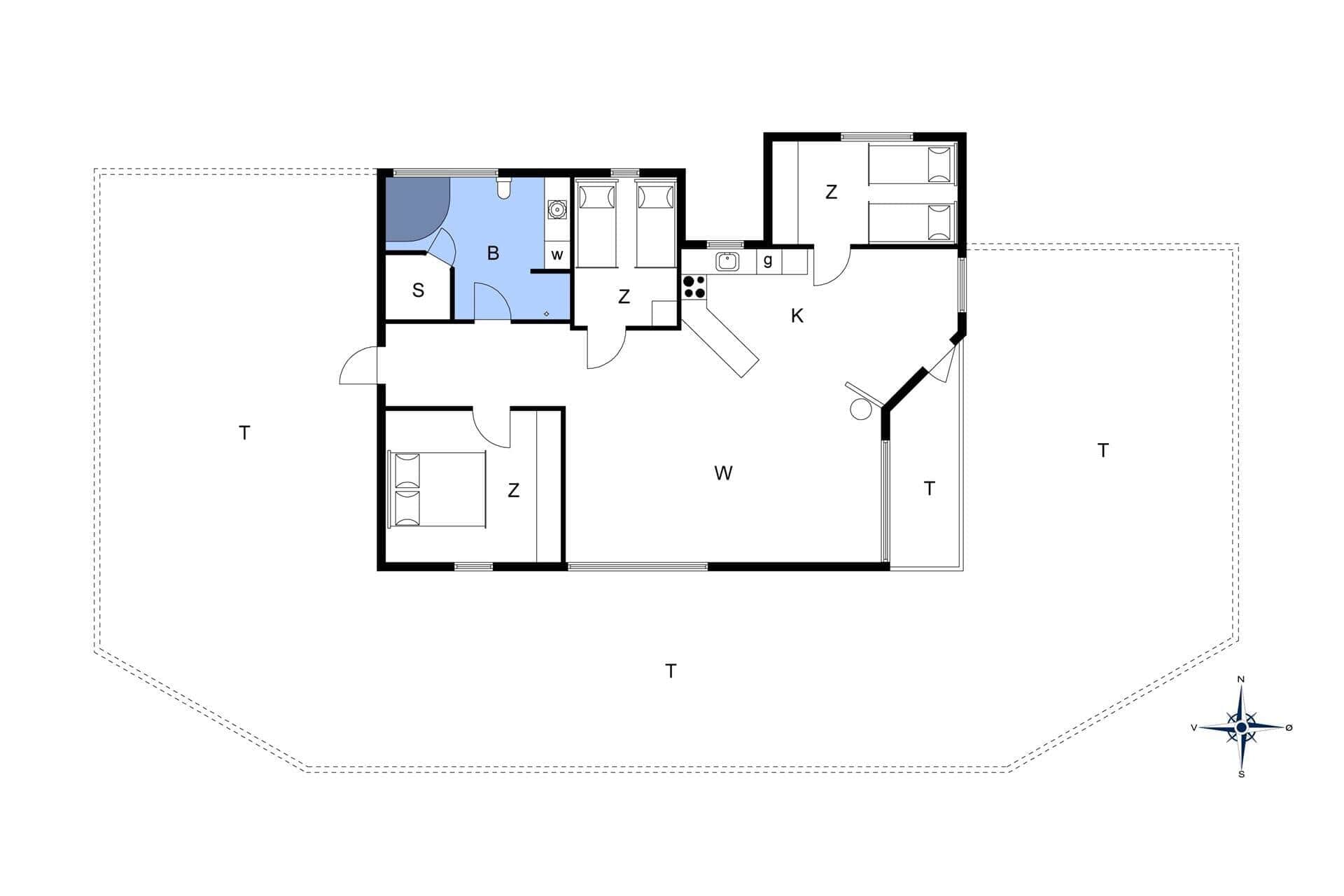 Interior 20-176 Holiday-home BL421, Paa Bakken 4, DK - 9492 Blokhus