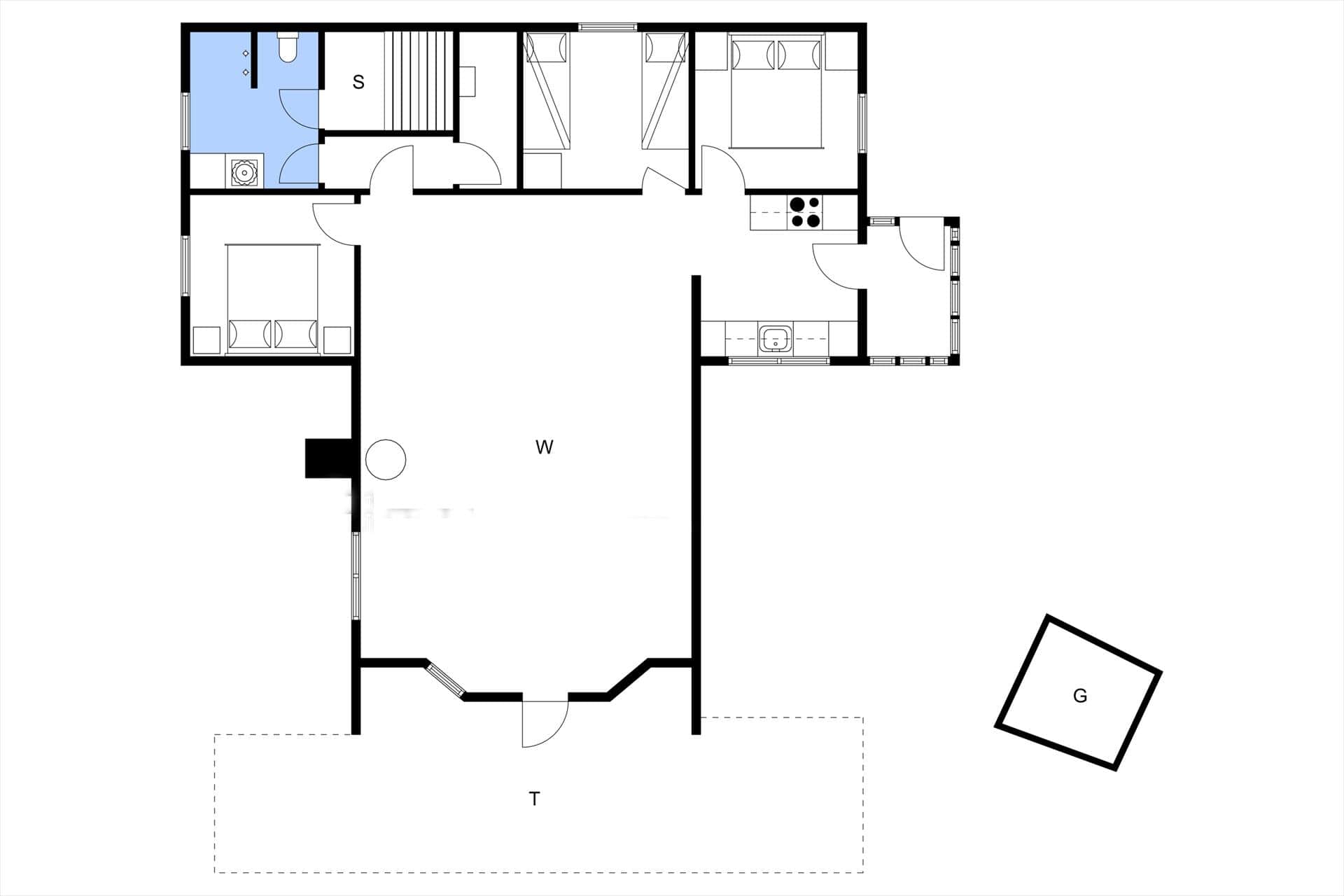 Interieur 28-4 Vakantiehuis 346, Fyrmarken 55, DK - 6960 Hvide Sande