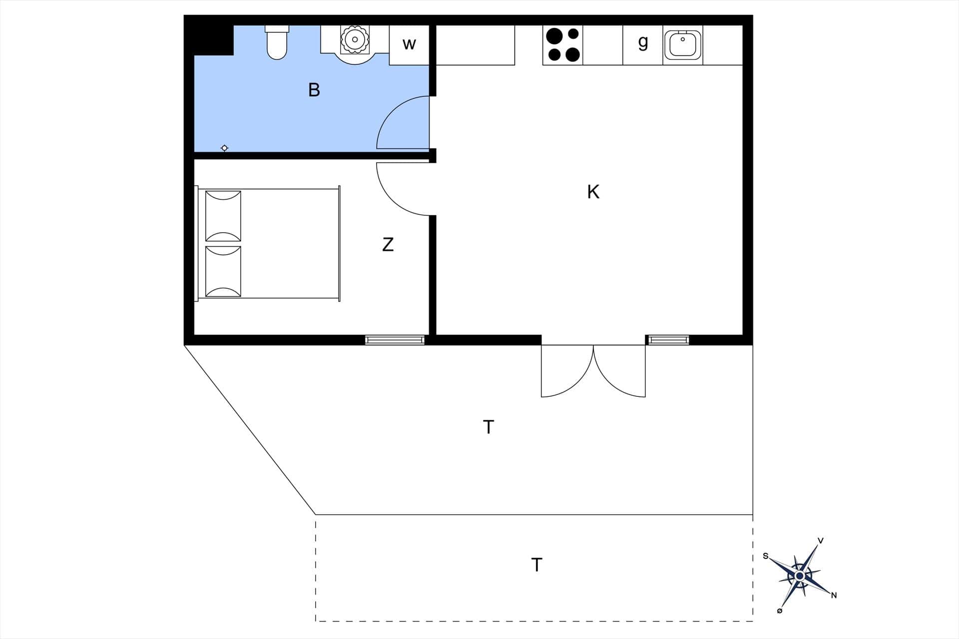 Interieur 16-10 Vakantiehuis 5614, Melsted Langgade 45, DK - 3760 Gudhjem