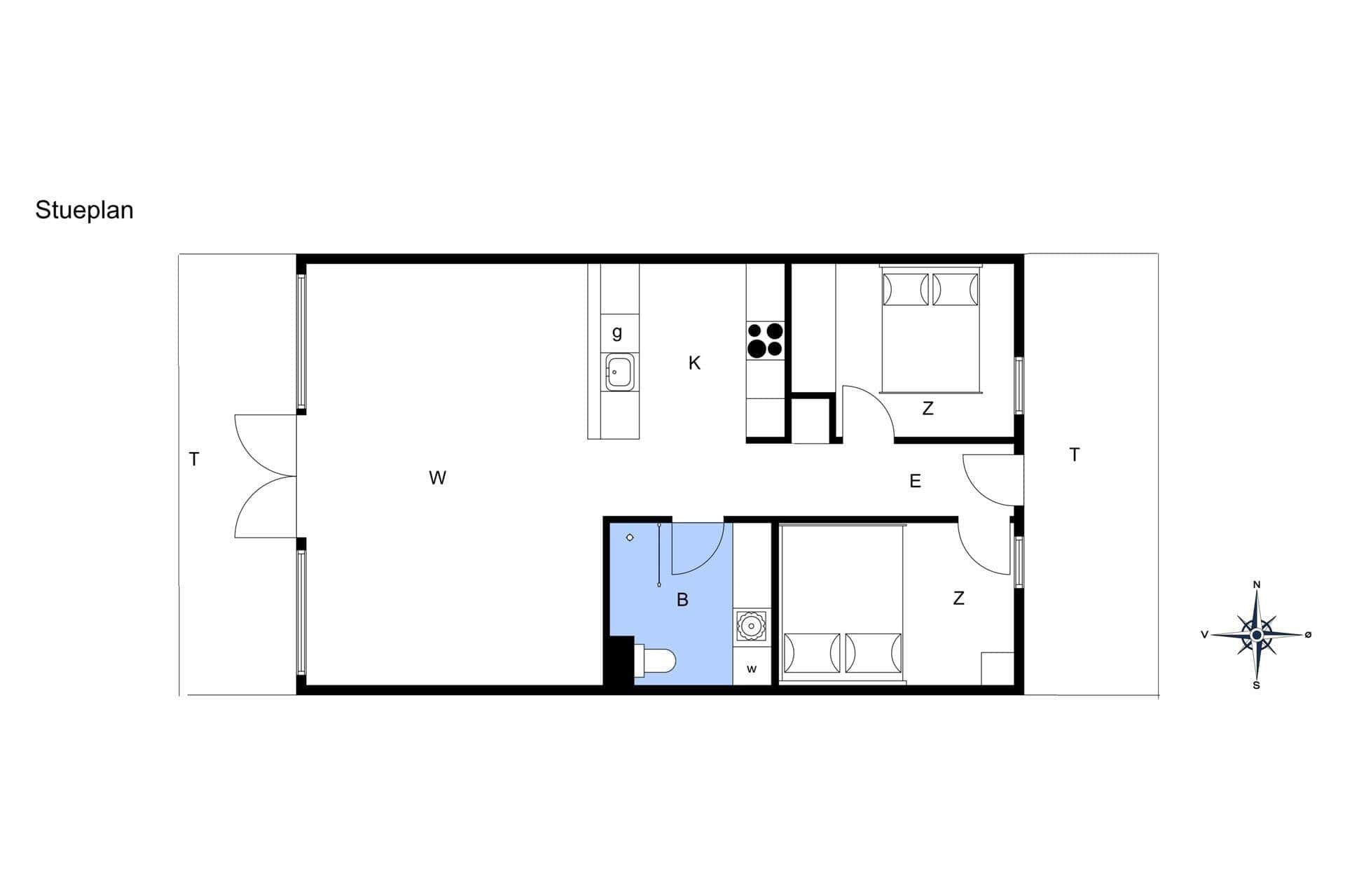 Innenausstattung 25-13 Ferienhaus 526, Havstokken 20, DK - 7700 Thisted