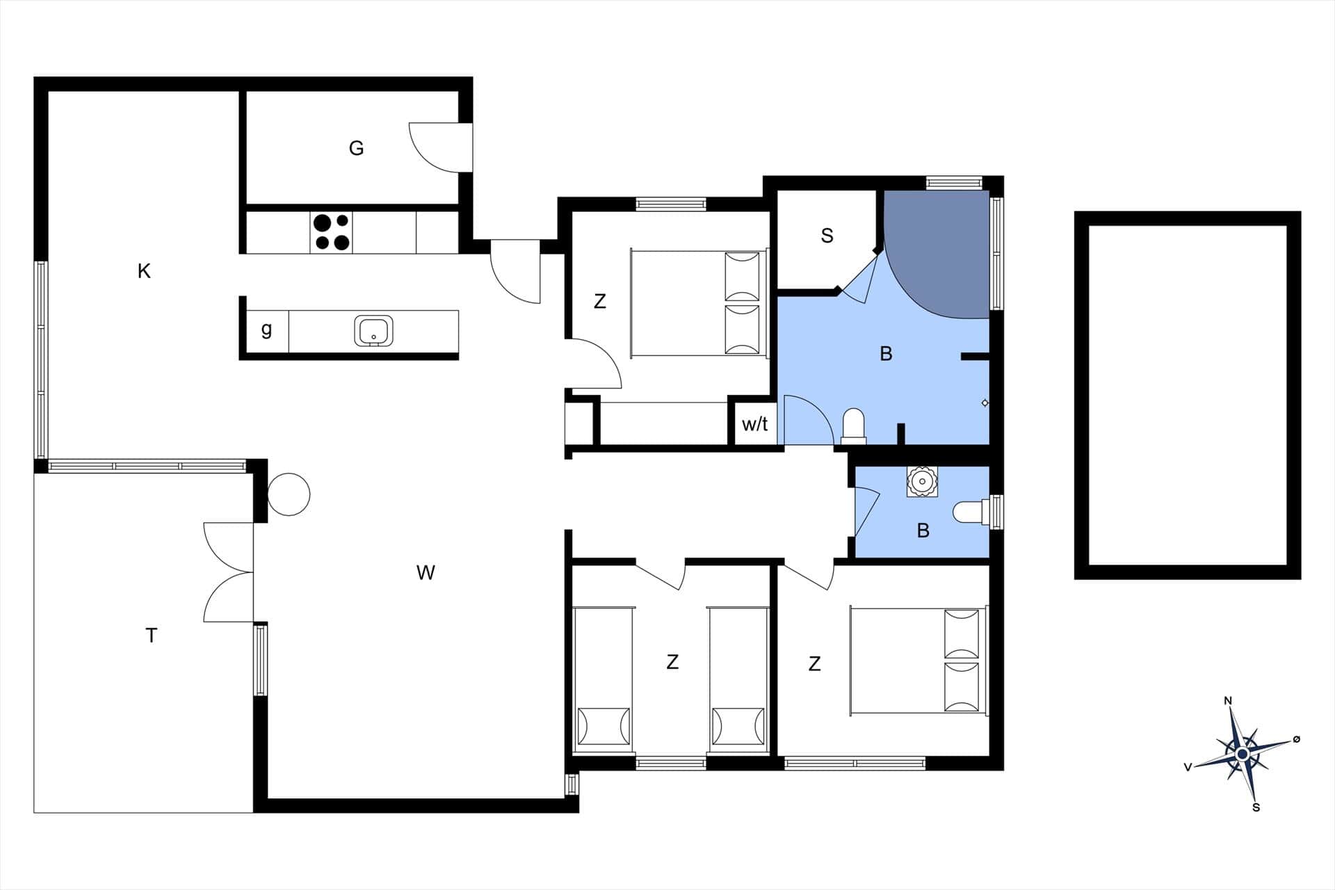 Interieur 35-172 Vakantiehuis JB326, Kronvildtvej 134, DK - 9460 Brovst