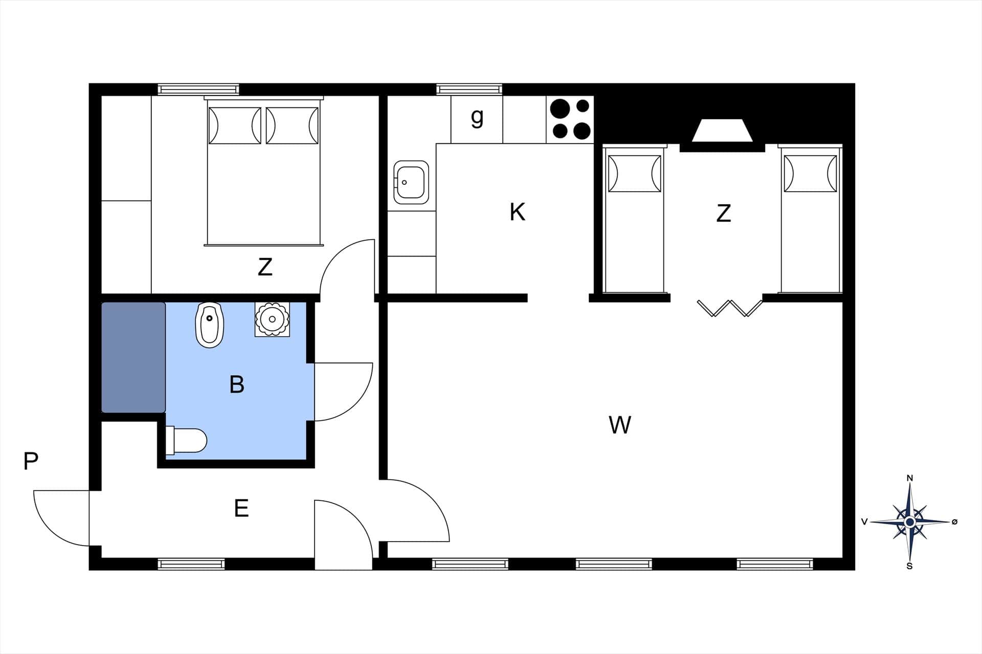 Interieur 20-10 Vakantiehuis 2694, Munkegårdsvejen 8, DK - 3730 Nexø