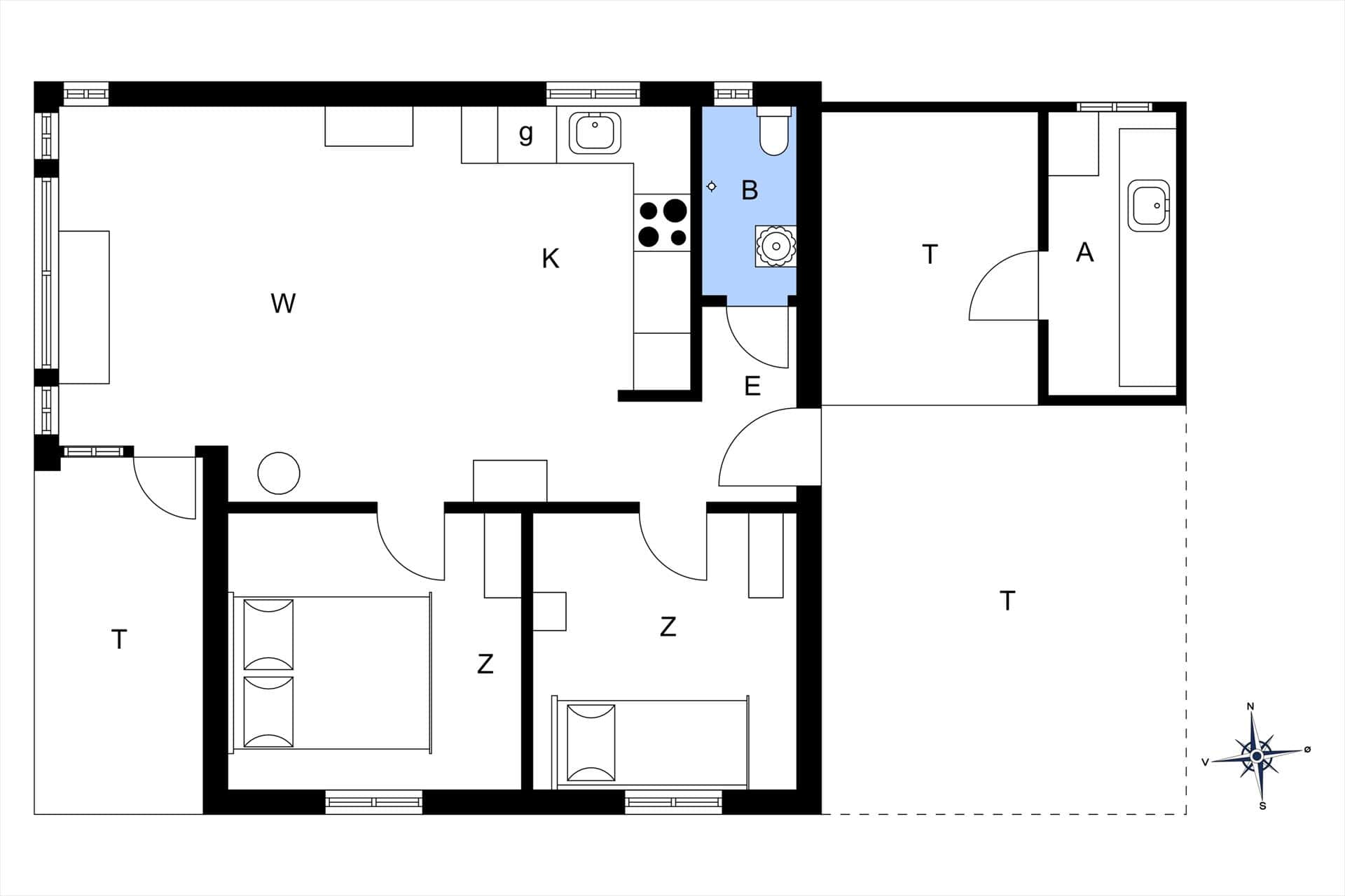 Interieur 27-15 Vakantiehuis 8171, Solsortvej 11, DK - 4720 Præstø