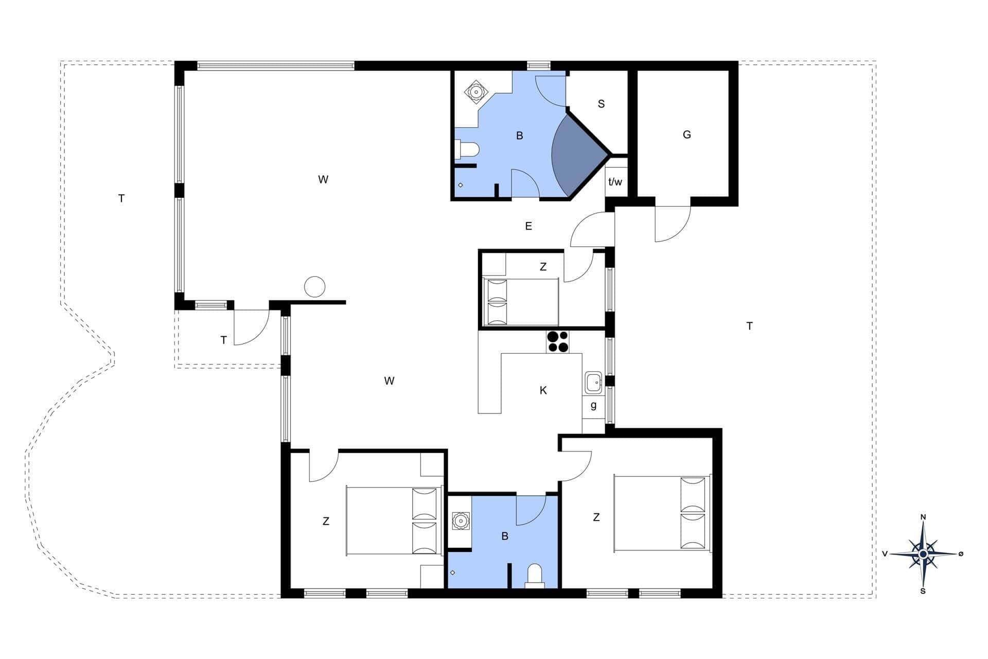 Interior 16-176 Holiday-home BL168, Taarnfalkevej 11, DK - 9492 Saltum