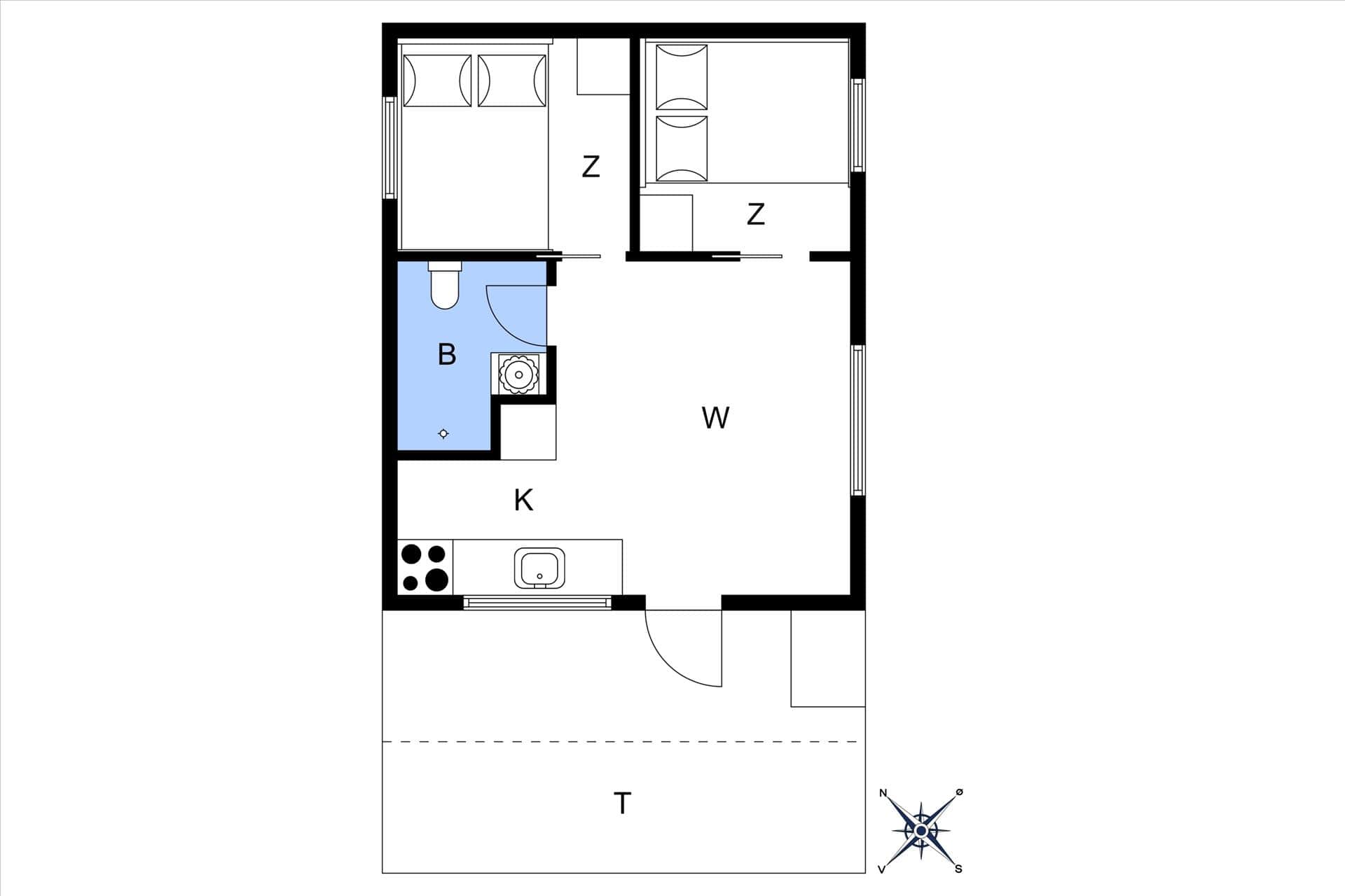 Interieur 20-174 Vakantiehuis M128, Bøtøvej 13, DK - 4873 Væggerløse