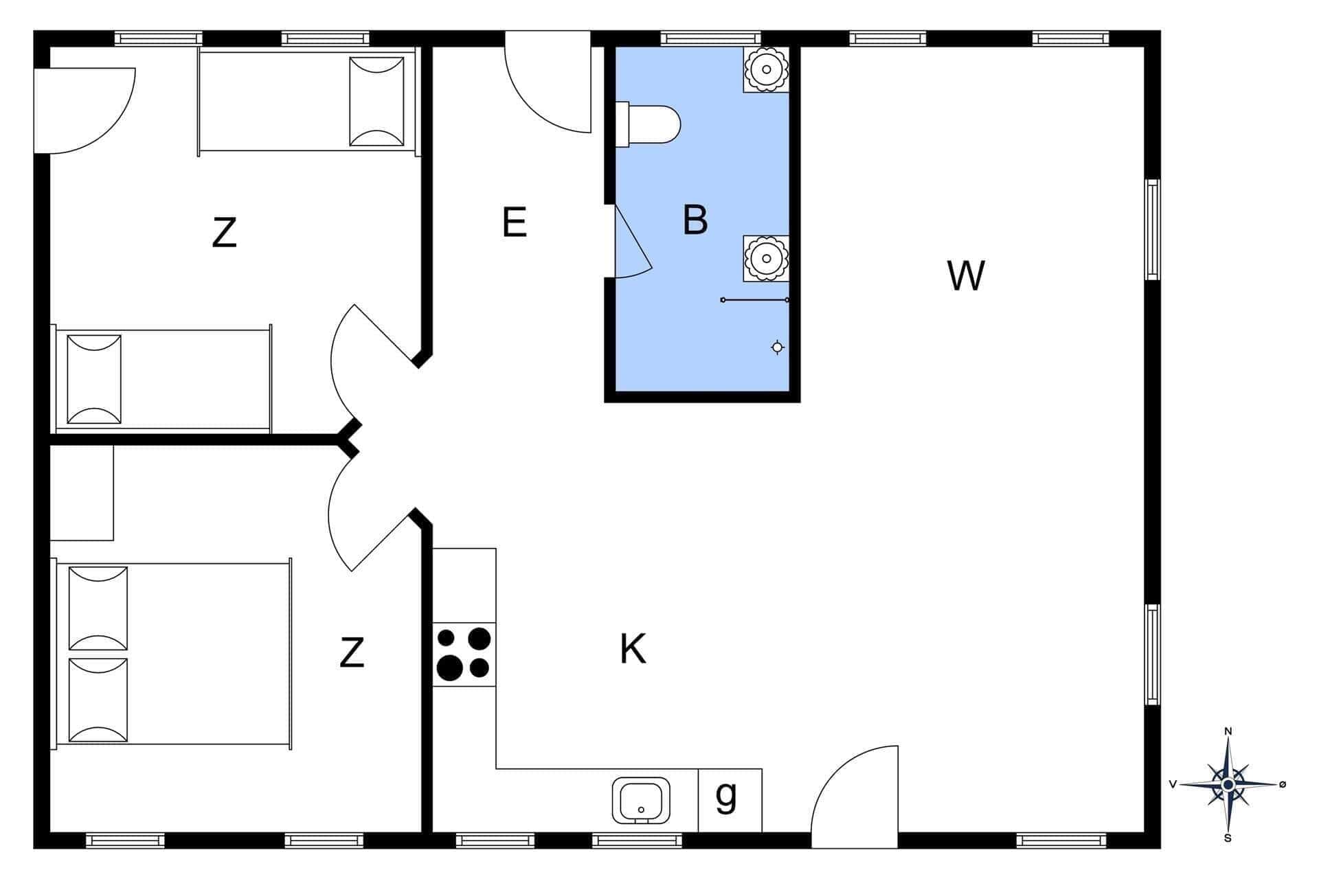 Interieur 26-189 Vakantiehuis AE209, Brålandsvej 1, DK - 5960 Marstal