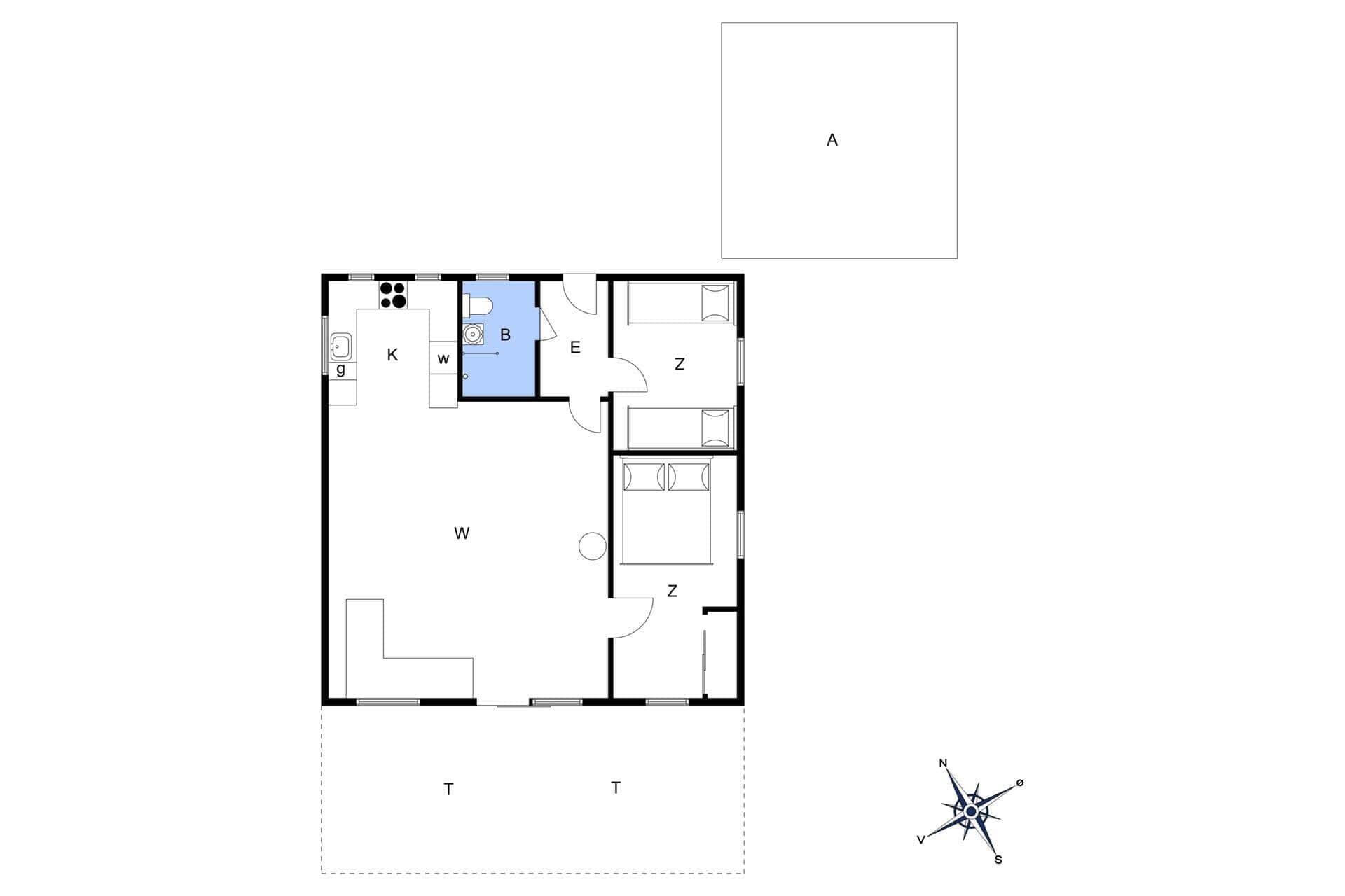 Interior 1-174 Holiday-home M14022, Baldrianvej 3, DK - 4873 Væggerløse