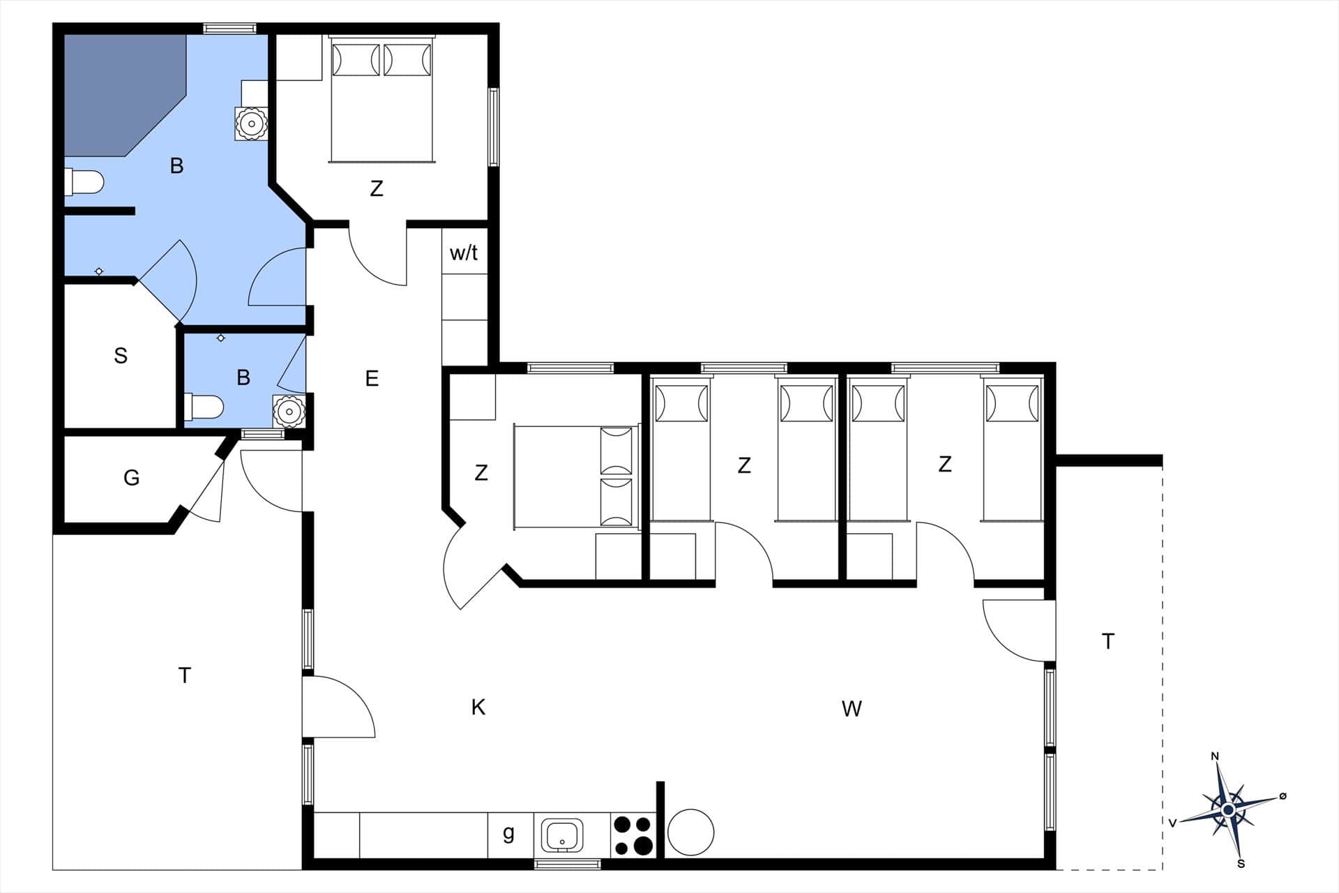 Interieur 33-11 Vakantiehuis 0219, E Jensensvej 9, DK - 6792 Rømø