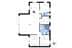 Indretning 0-401 Sommerhus HA225, Lindeparken 33, DK - 9370 Hals